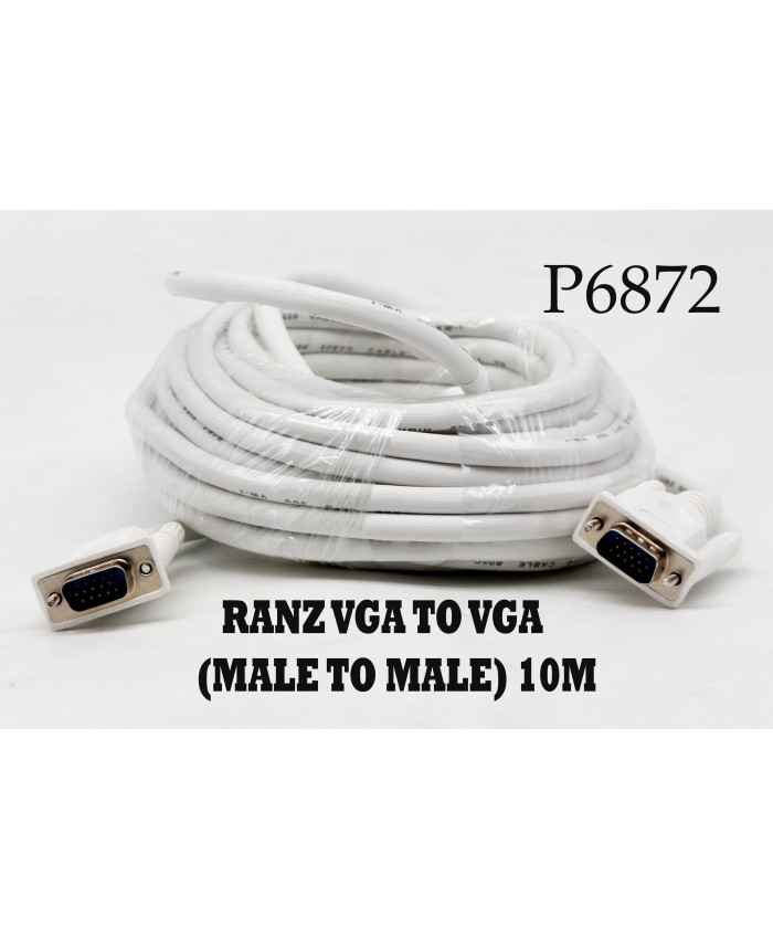 RANZ VGA TO VGA (MALE TO MALE) 10M